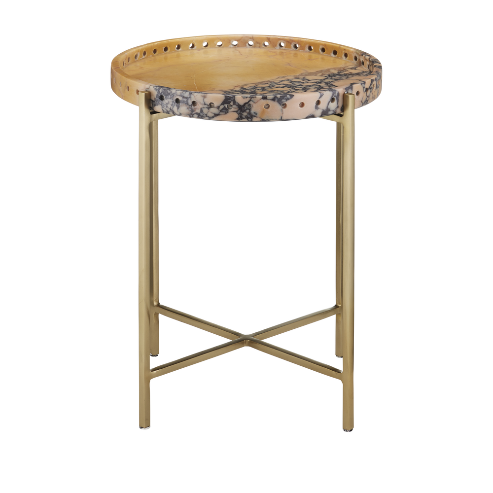 
                      
                        Freya Purple Breccia Accent Table
                      
                    