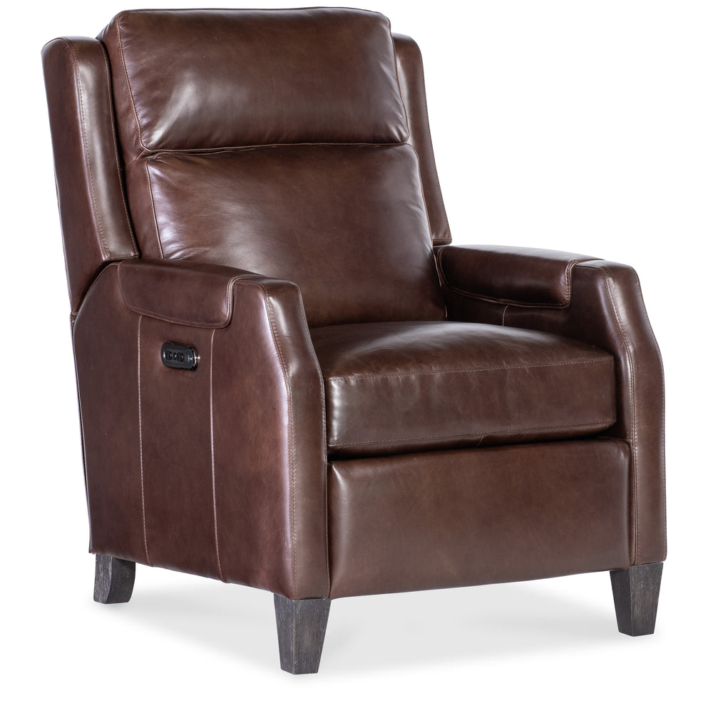 Nelson Power Recliner w/Power Headrest - Dark Roast 156-192