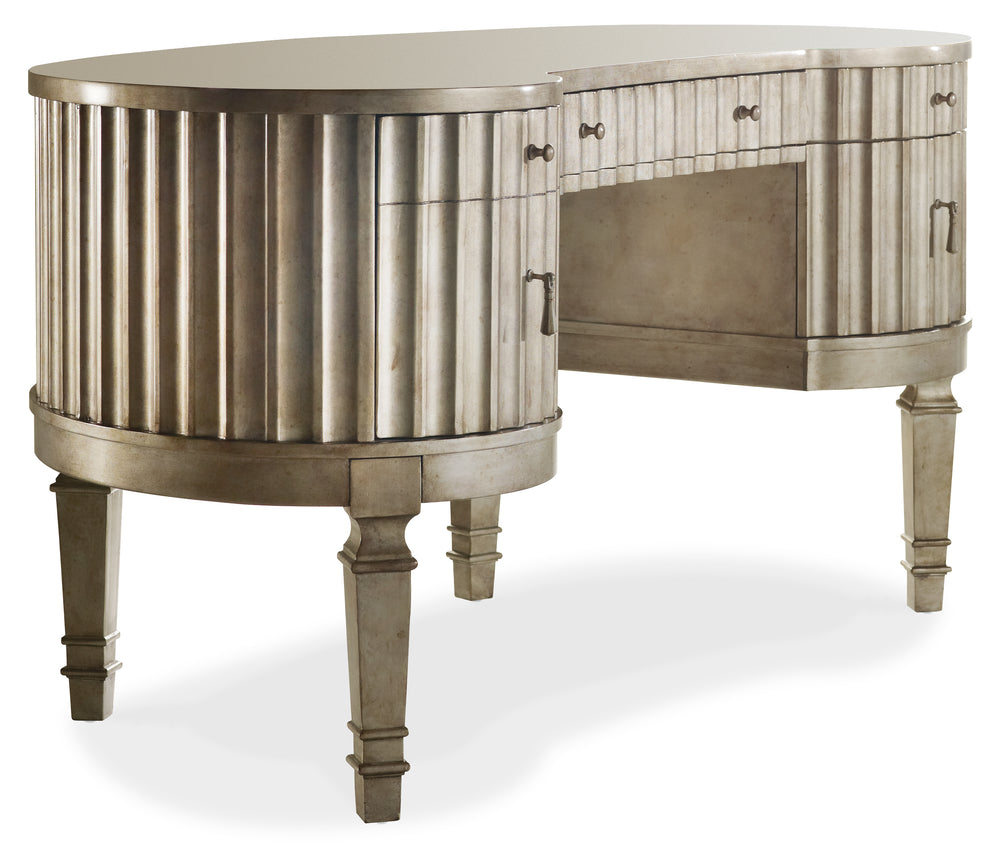 Melange Fluted Kidney Desk.