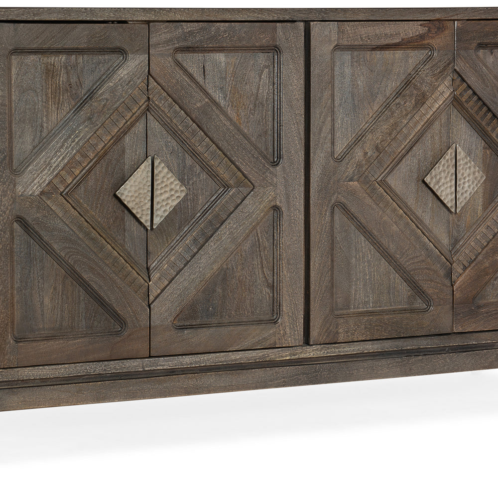 Commerce & Market Carved Accent Chest