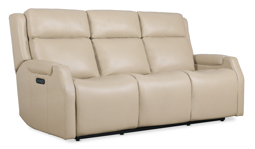 Nelson Zero Gravity Power Sofa with Power Headrest and Lumbar - Salvo Beige