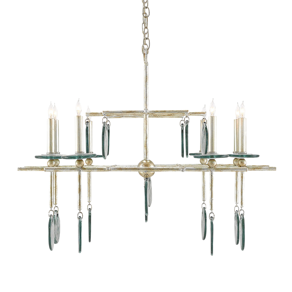 
                      
                        Sethos Silver Rectangular Chandelier
                      
                    