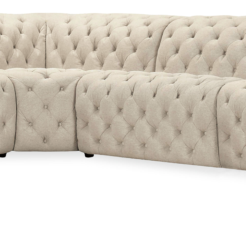 Savion Deux 6 Seat Sectional with Four Power Recliners and Seven Power Headrests - Aries Beach