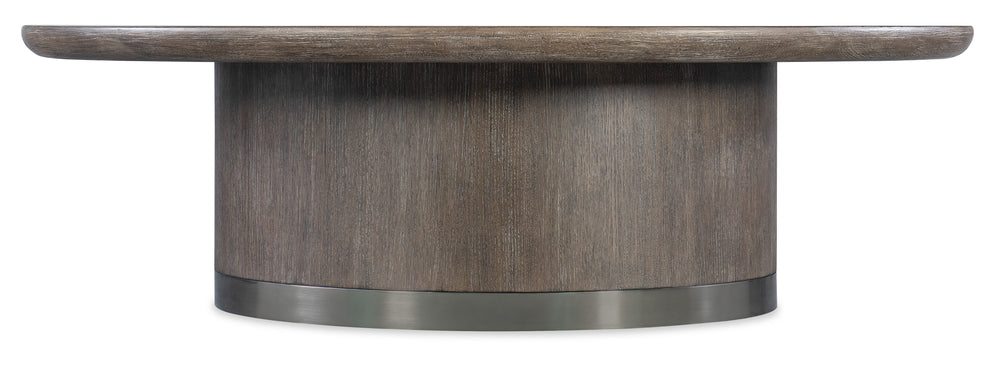Modern Mood Round Cocktail Table - Mink Finish