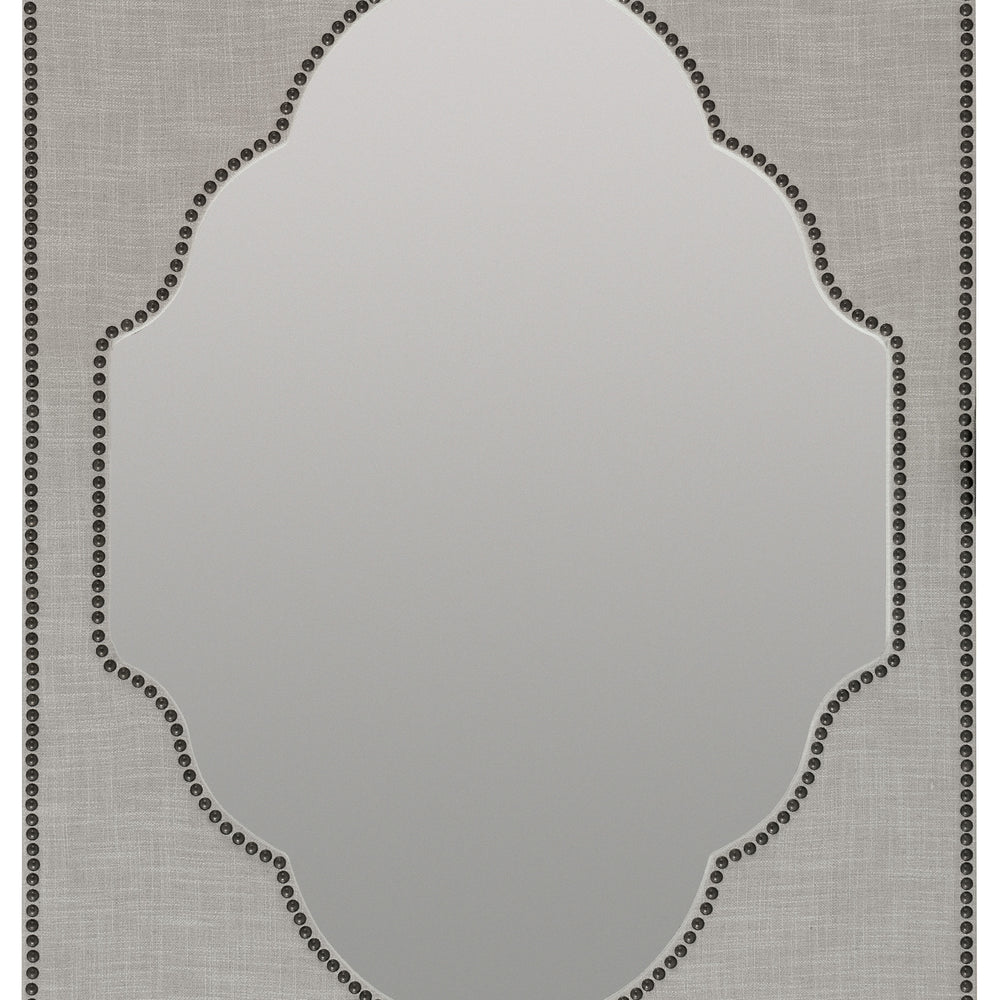 Boheme Nourmand Linen Wrapped Mirror.
