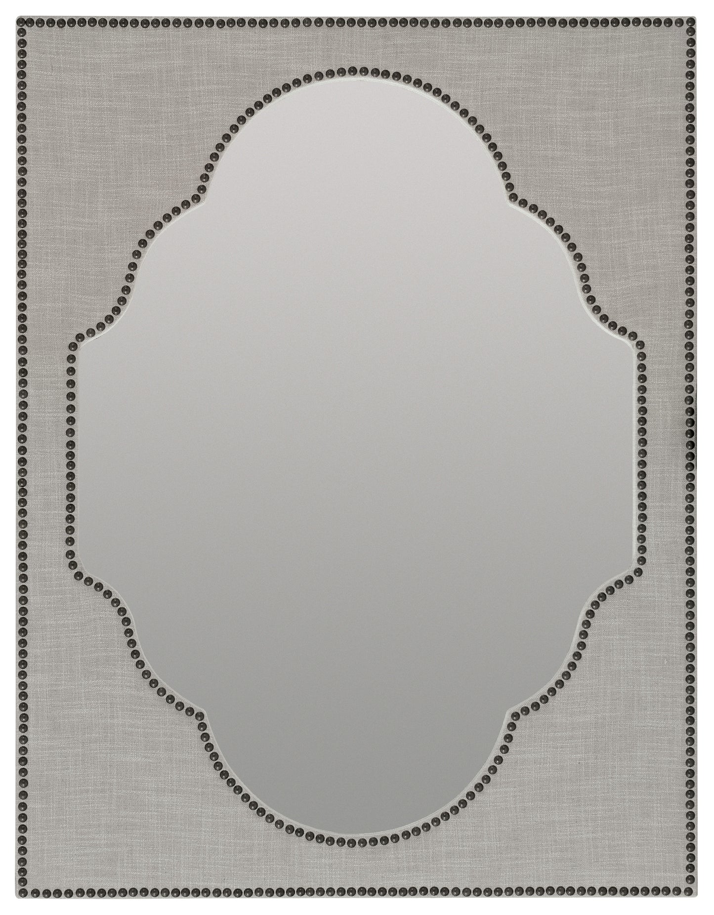 Boheme Nourmand Linen Wrapped Mirror.