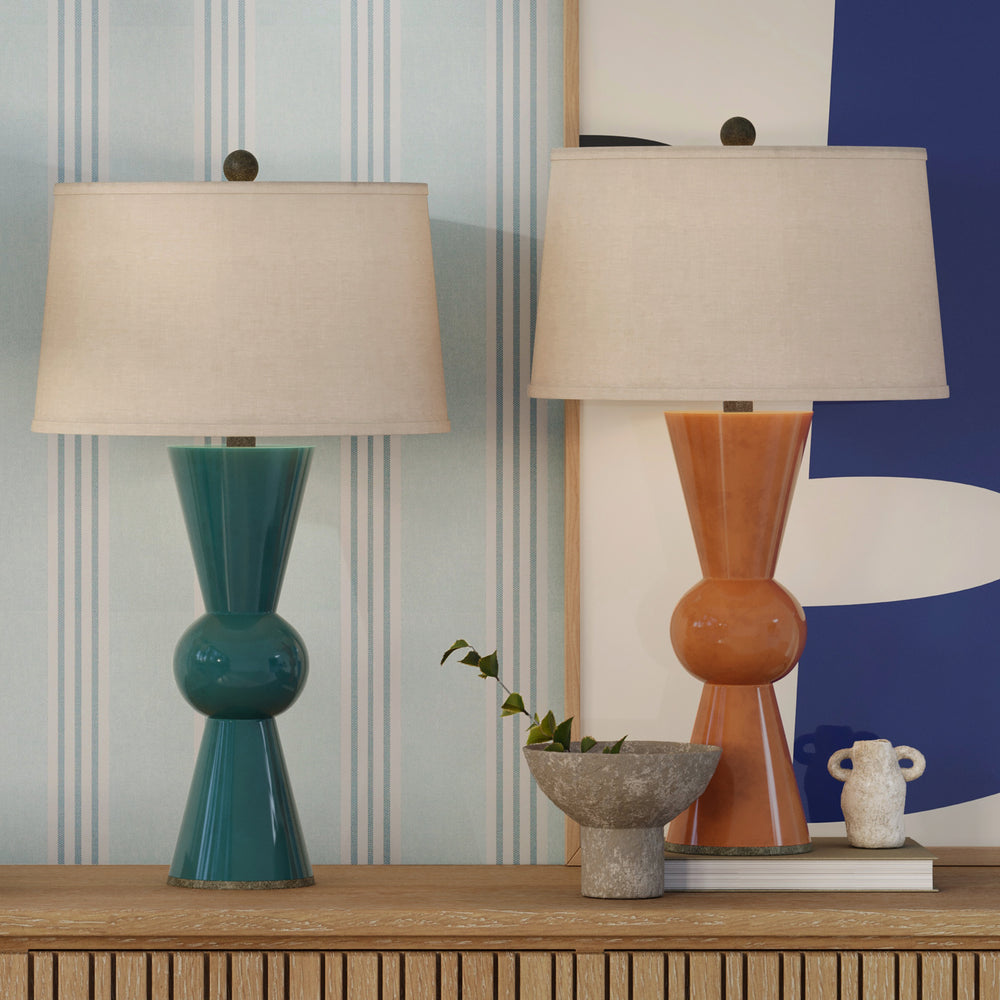 
                      
                        Upbeat Teal Table Lamp
                      
                    