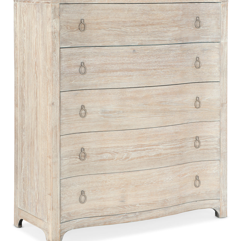 Serenity Monterey Five Drawer Chest.