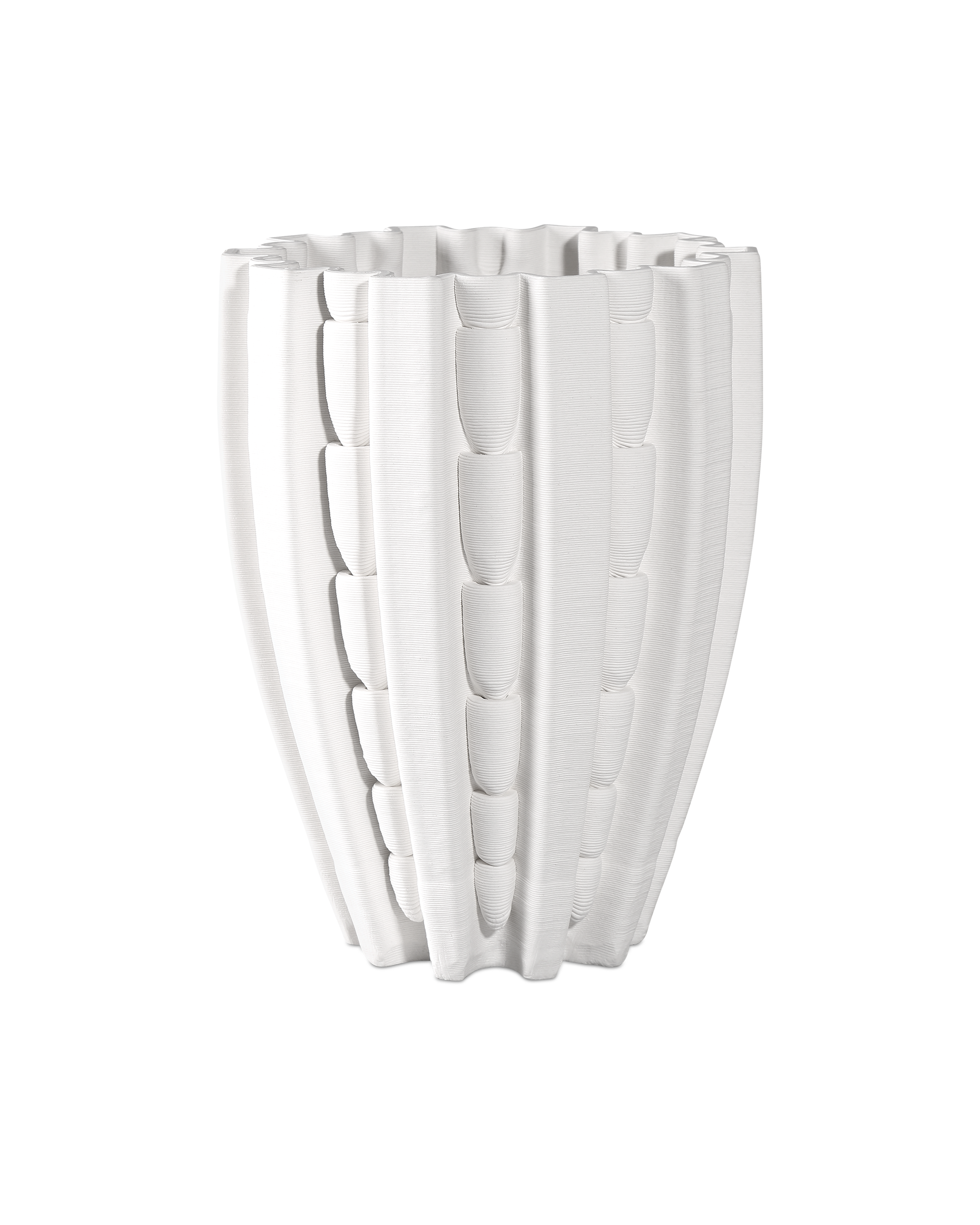 Fluted Small Vase