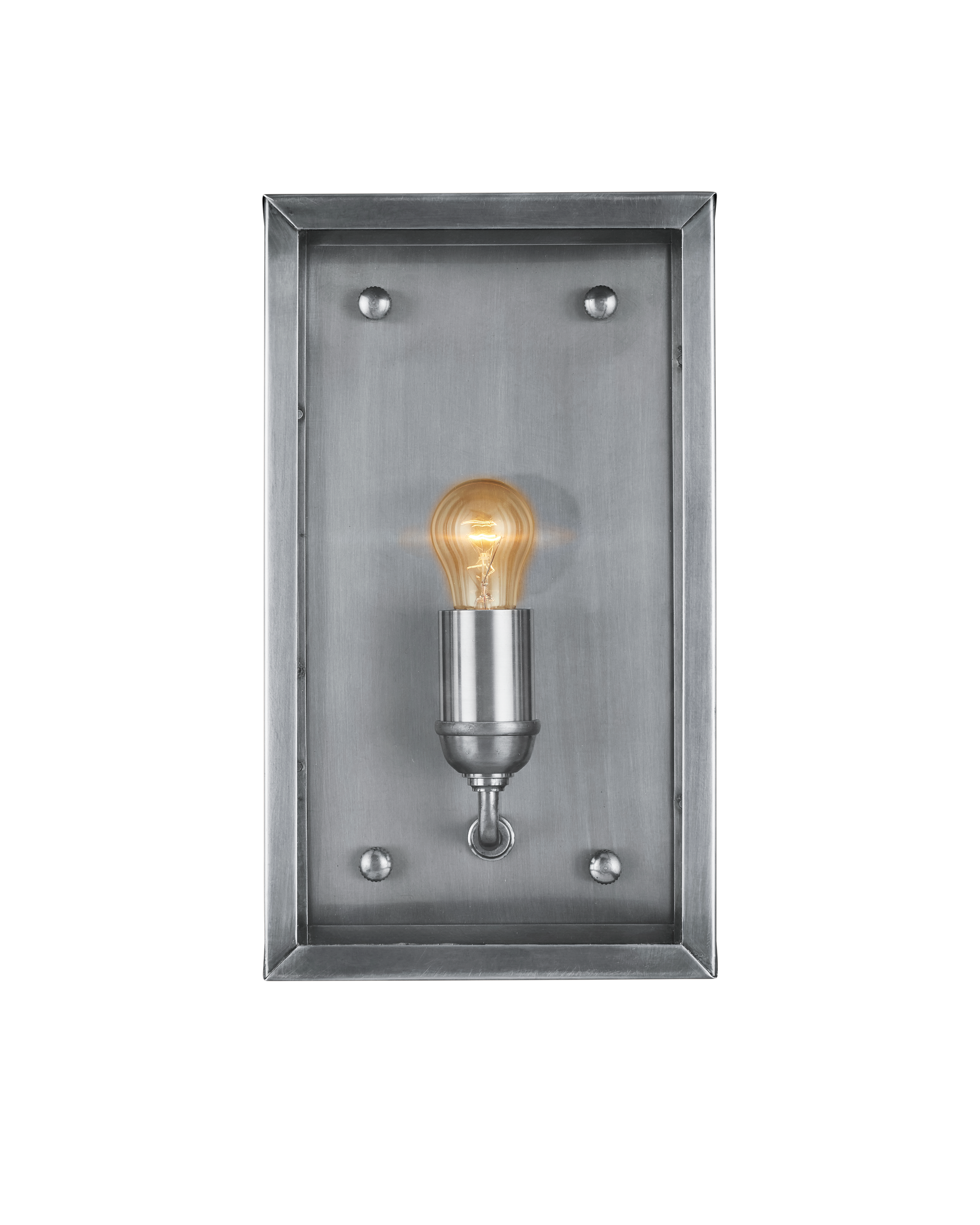Royster Silver Outdoor Wall Sconce - Thumbnail 2