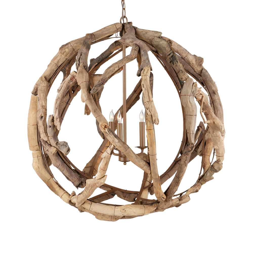
                      
                        Driftwood Orb Chandelier
                      
                    