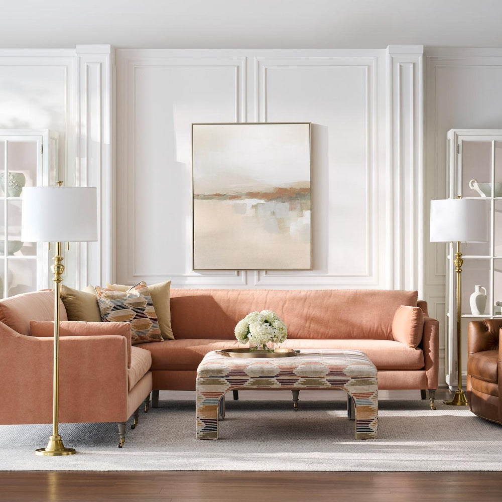 
                      
                        Dolce Velvet Sectional
                      
                    