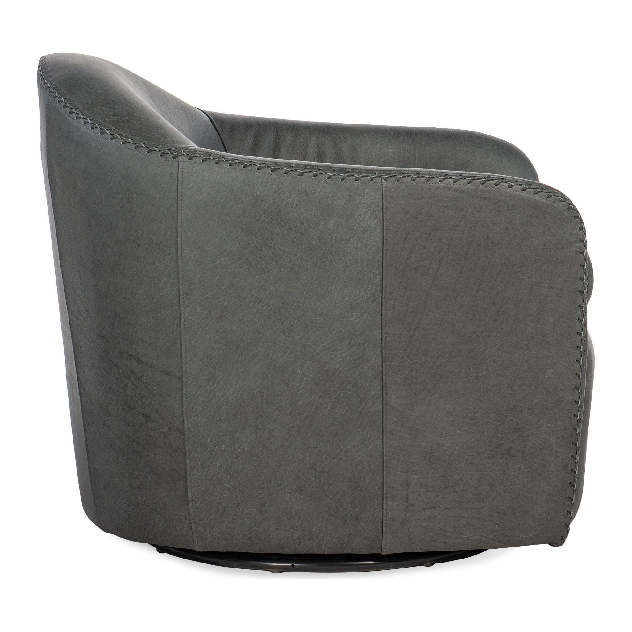 Roper Swivel Club Chair - Thumbnail 2