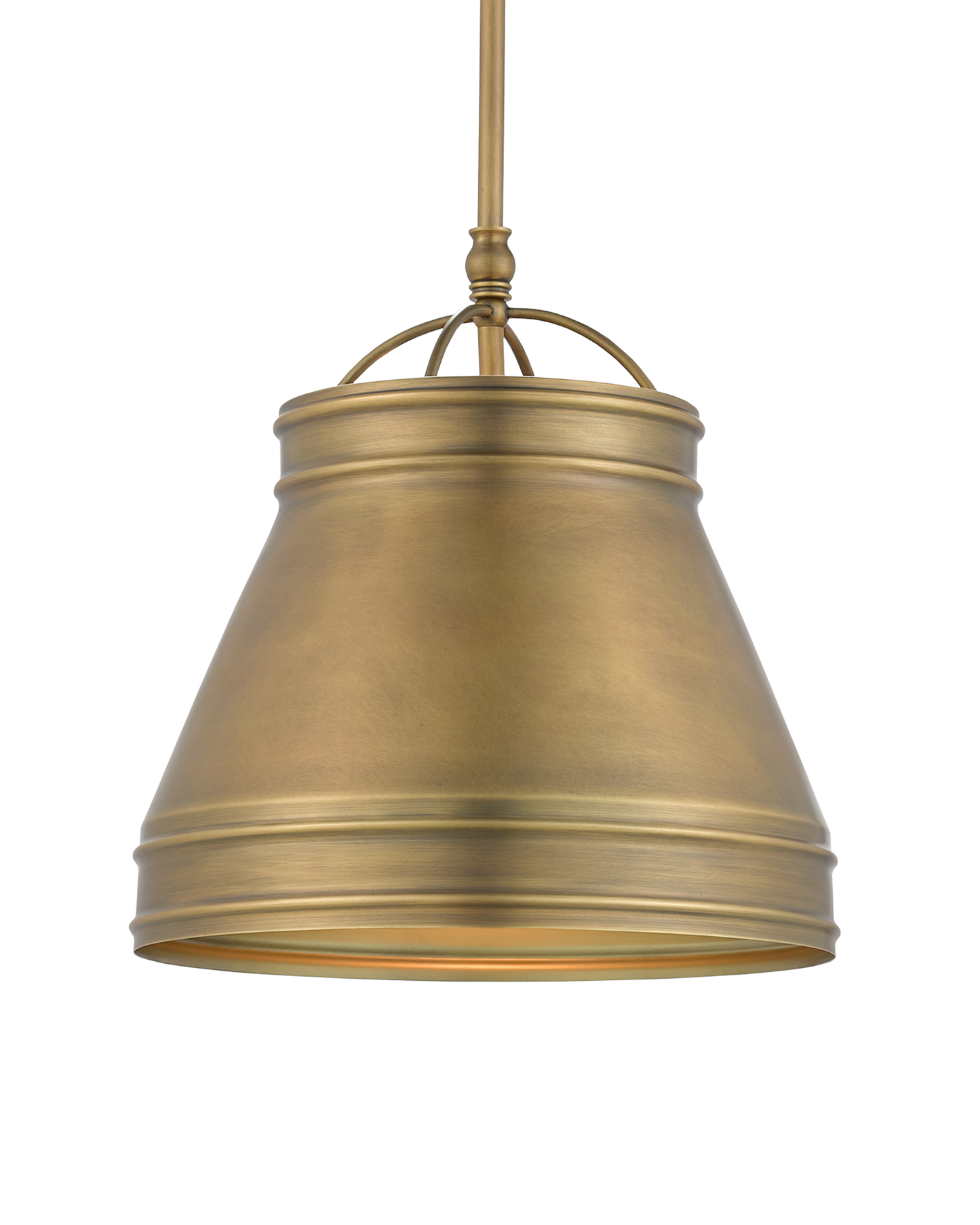 Lumley Brass Pendant.