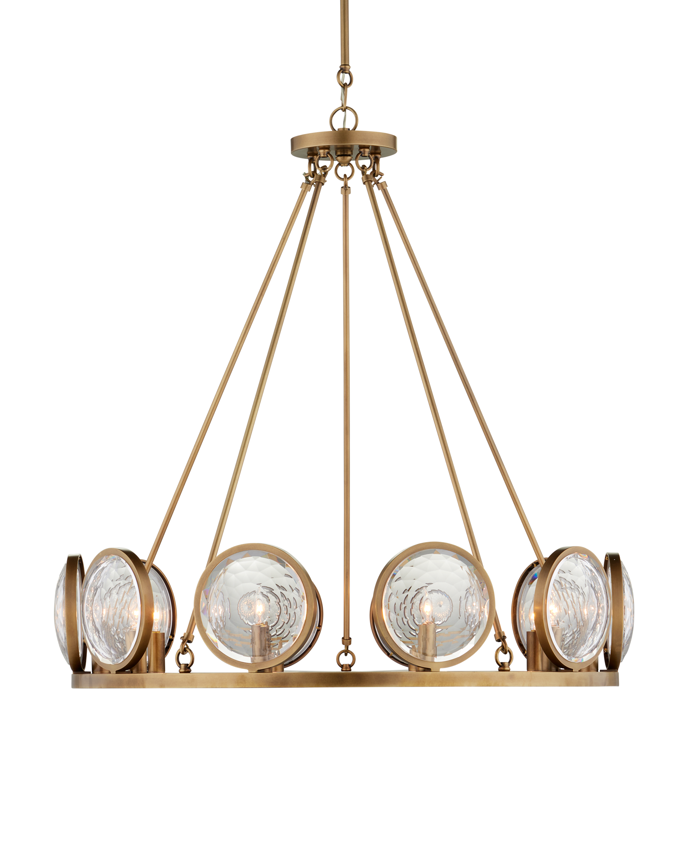 MarjieScope Brass Chandelier - Thumbnail 3