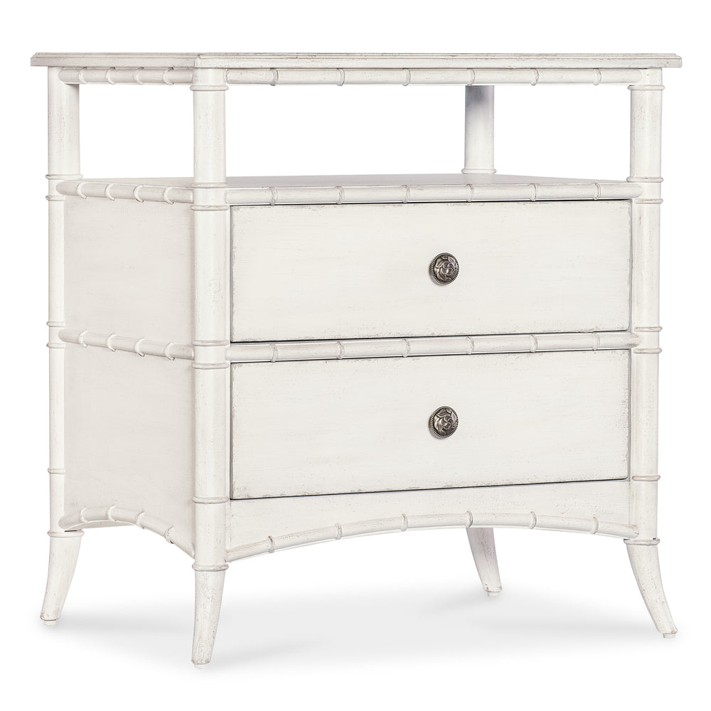 Charleston Nightstand - White Heron.
