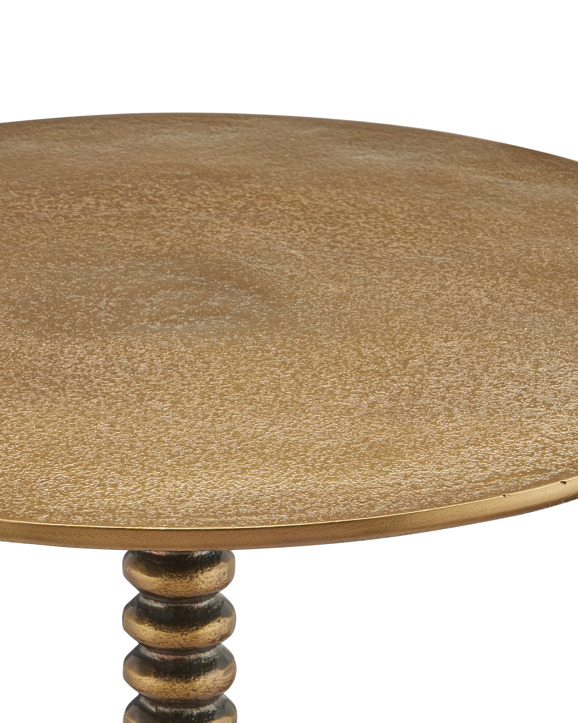 Dasari Brass Accent Table - Thumbnail 2