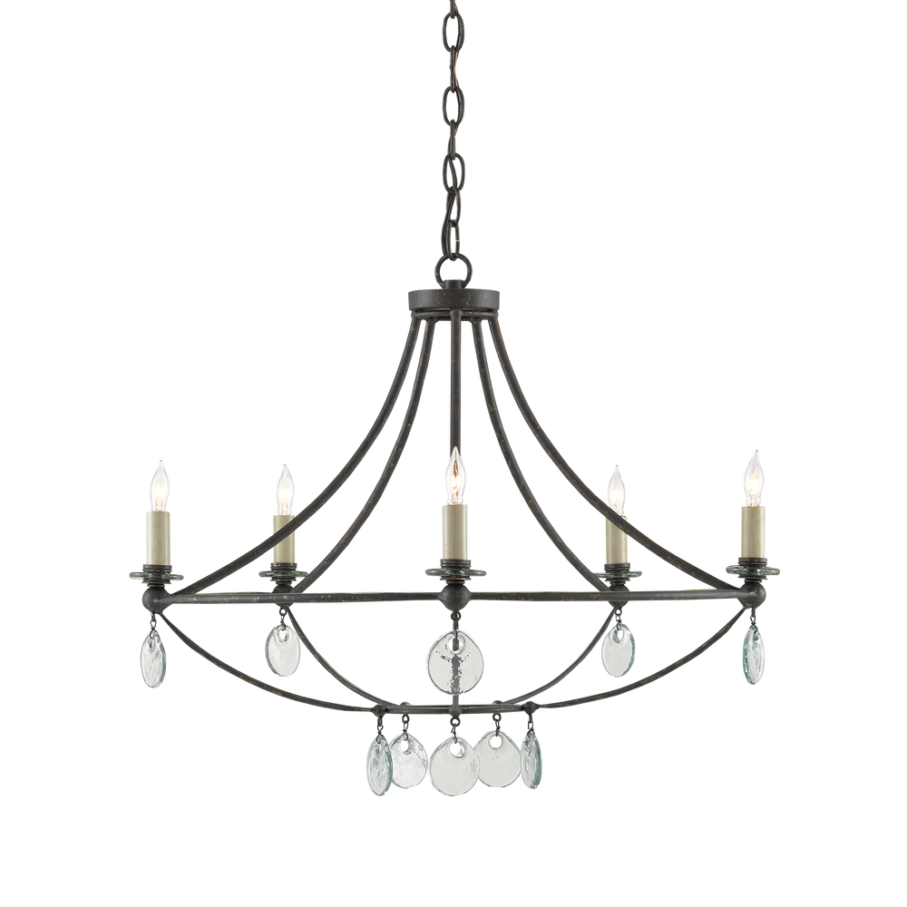Novella Small Black Chandelier