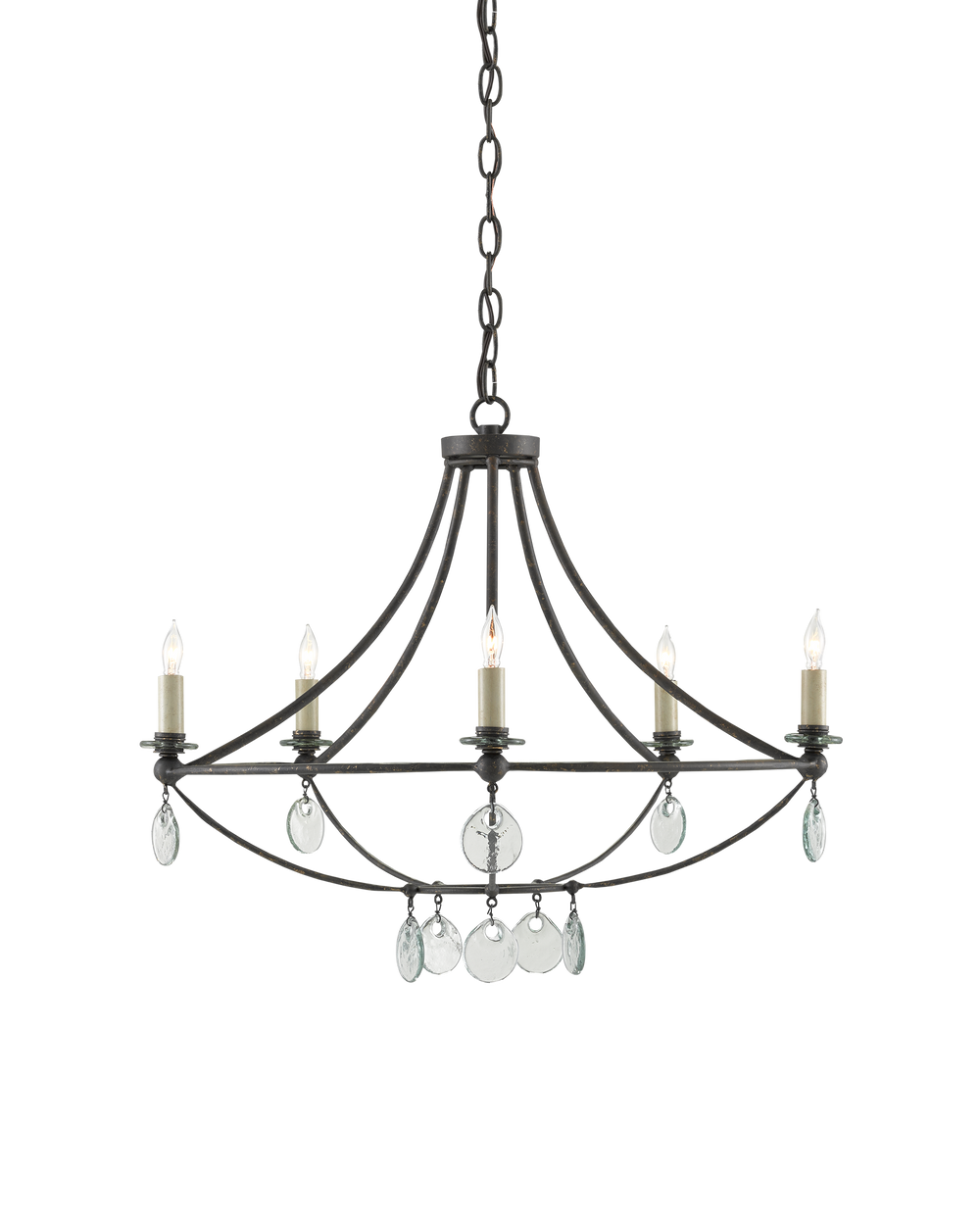 Novella Small Black Chandelier