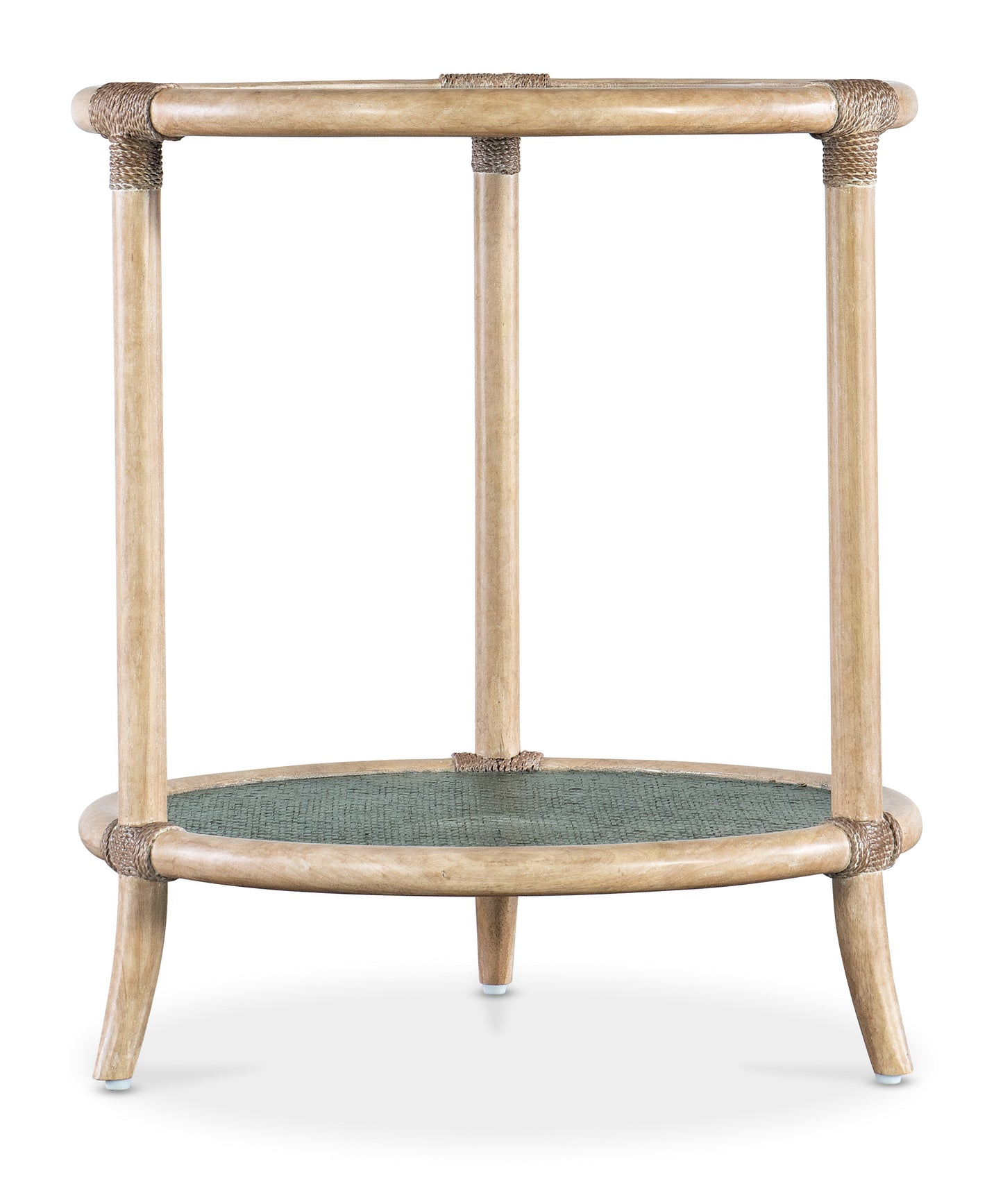 Retreat Raffia End Table - Blue
