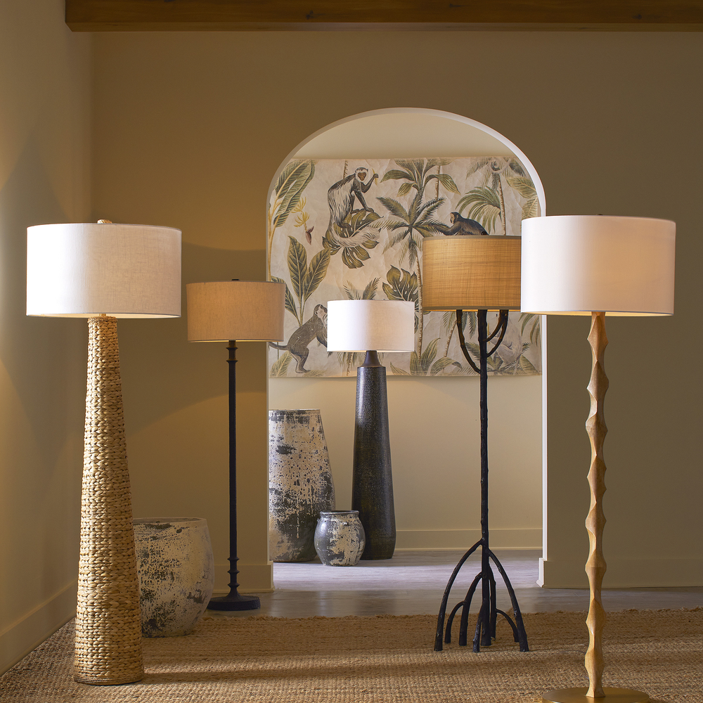 Birdsong Natural Floor Lamp