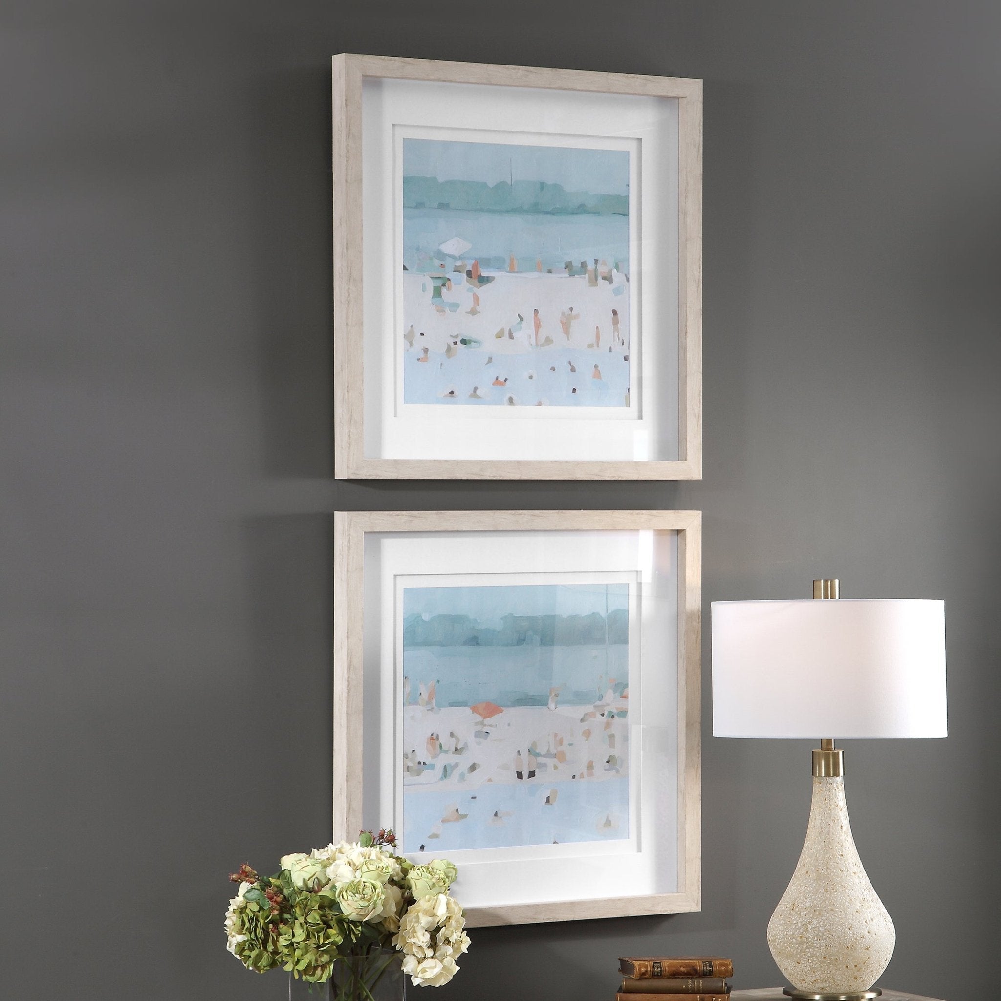 Uttermost Sea Glass Sandbar Framed Prints - Thumbnail 4
