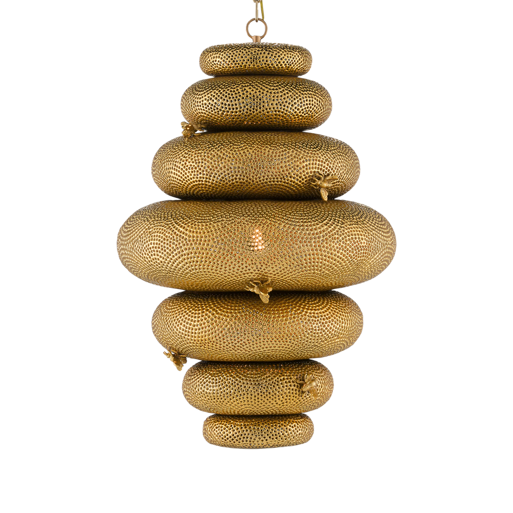 Bee My Honey Gold Chandelier