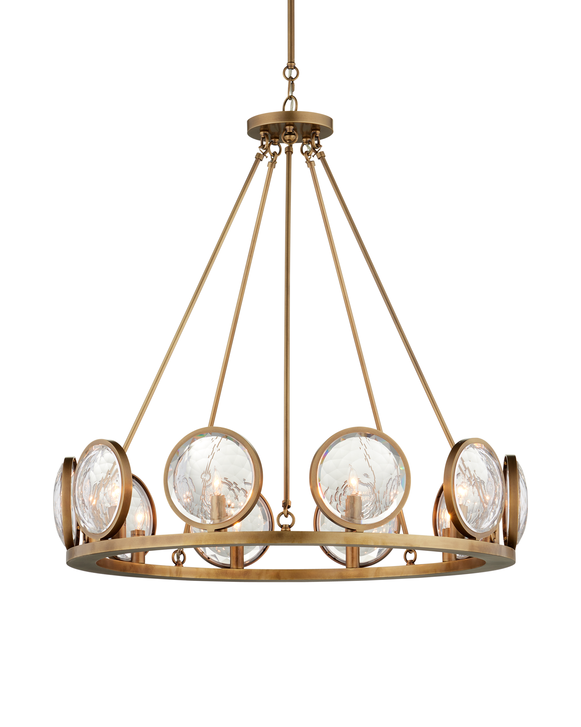 MarjieScope Brass Chandelier - Thumbnail 2