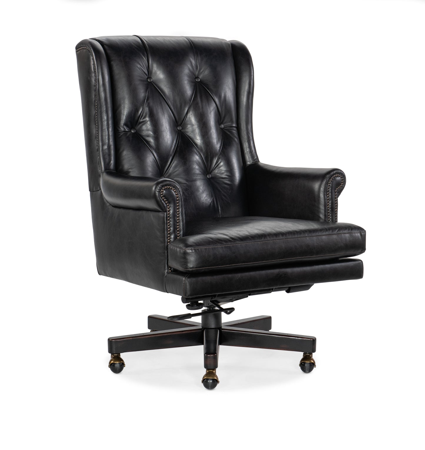 Charleston Executive Swivel Tilt Chair - Black