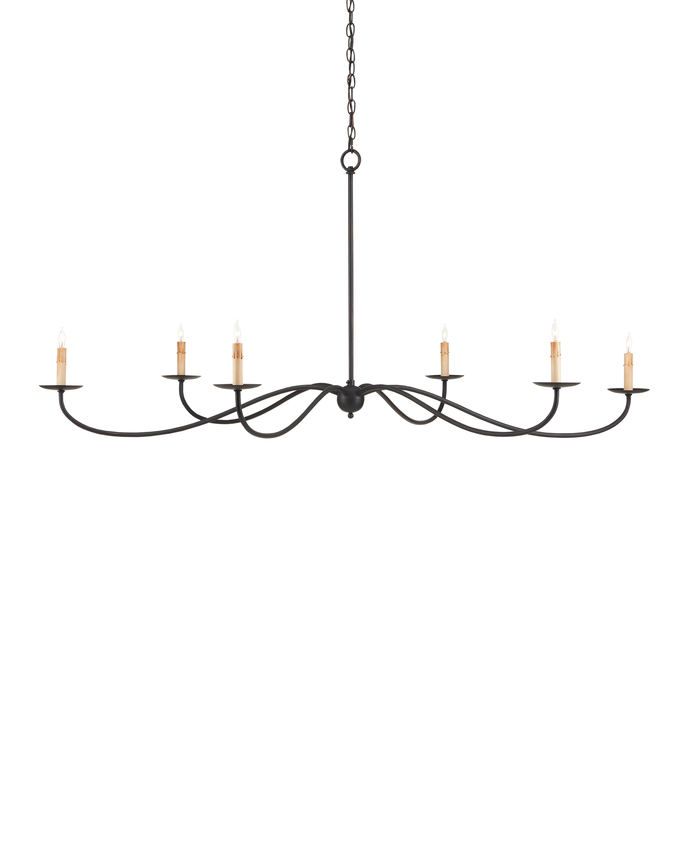 Saxon Large Black Chandelier - Thumbnail 2