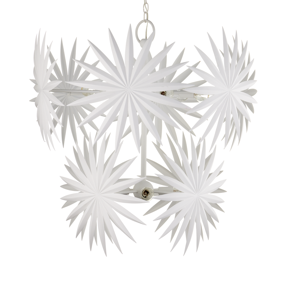 
                      
                        Bismarkia Medium White Chandelier
                      
                    