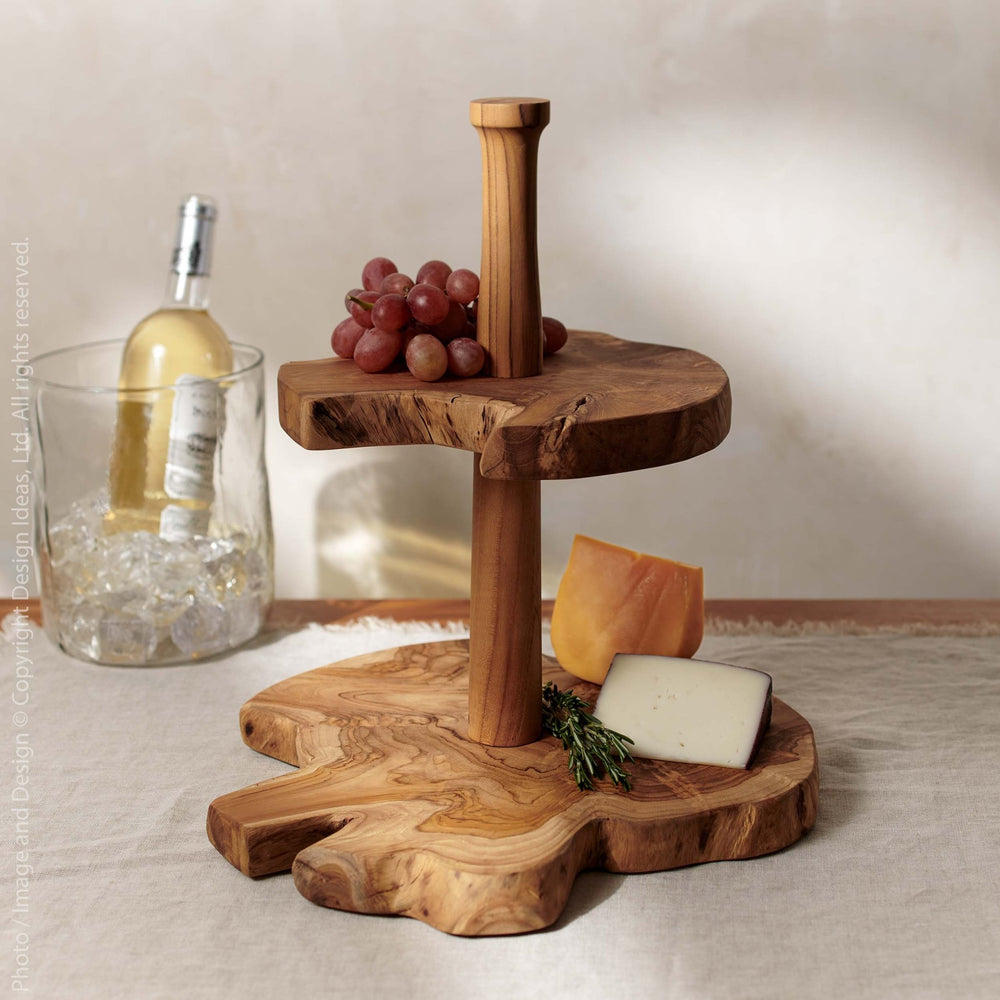 Takara™ live edge 2-tier riser - #shop_name