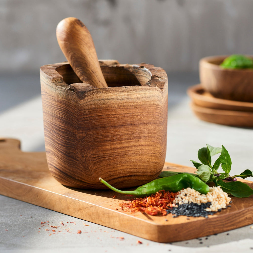 Takara™ mortar & pestle (set of 4) - #shop_name