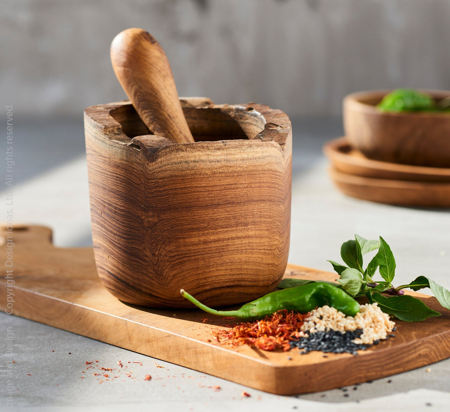 Takara™ mortar & pestle (set of 4) - #shop_name