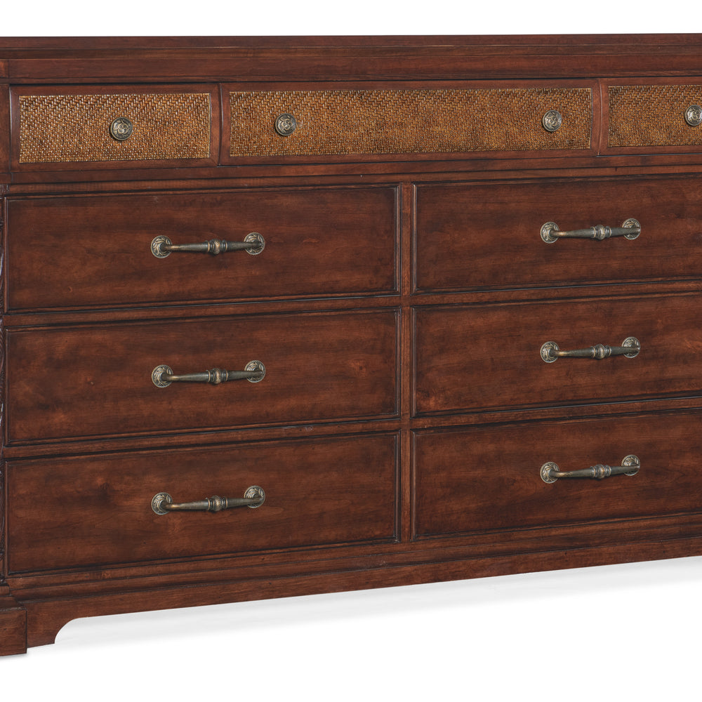 Charleston Nine-Drawer Dresser.