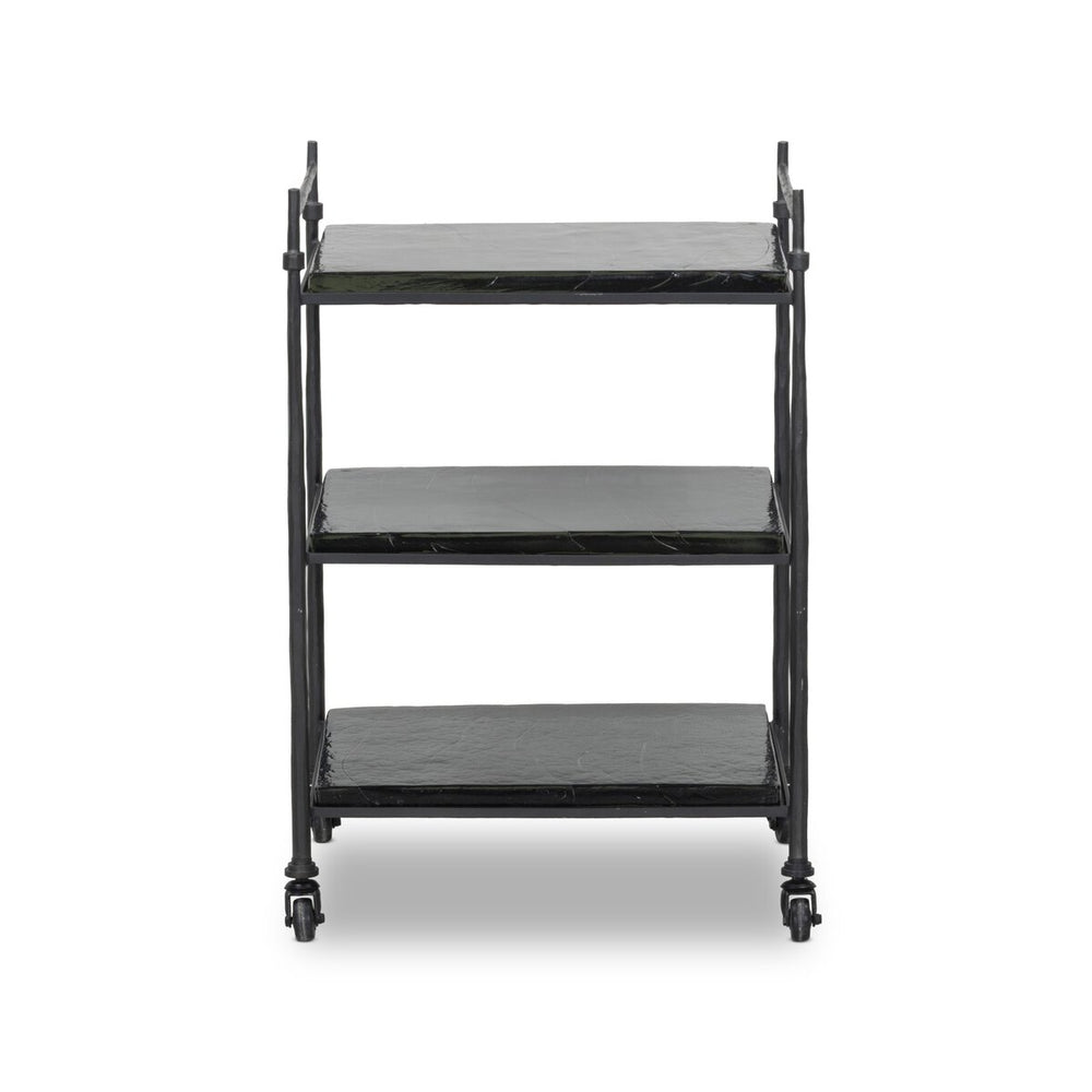Teagan Bar Cart - Forged Gunmetal
