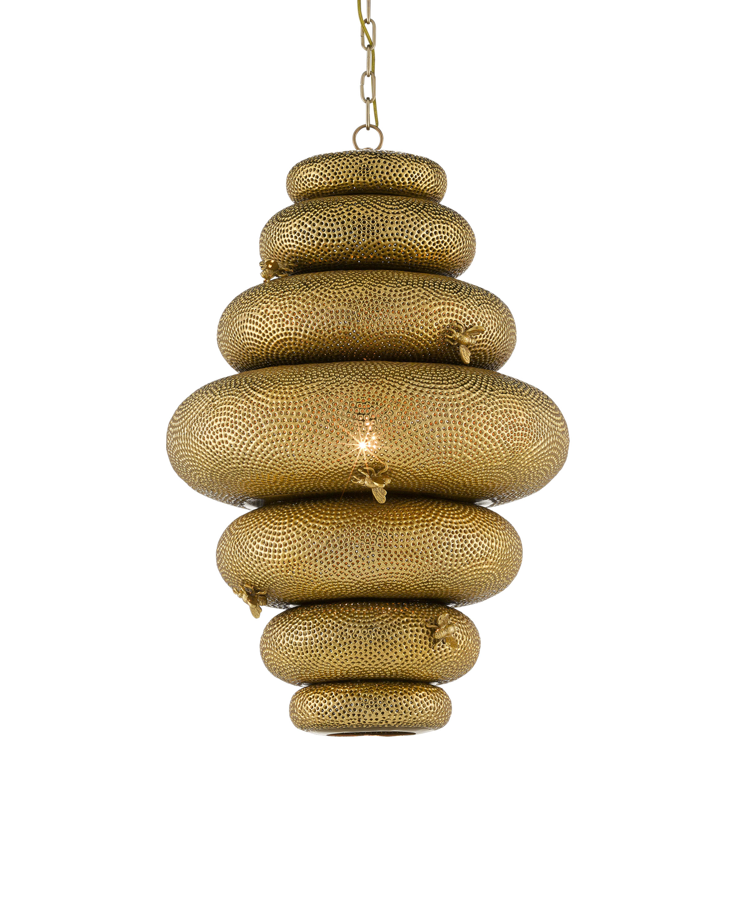 Bee My Honey Gold Chandelier