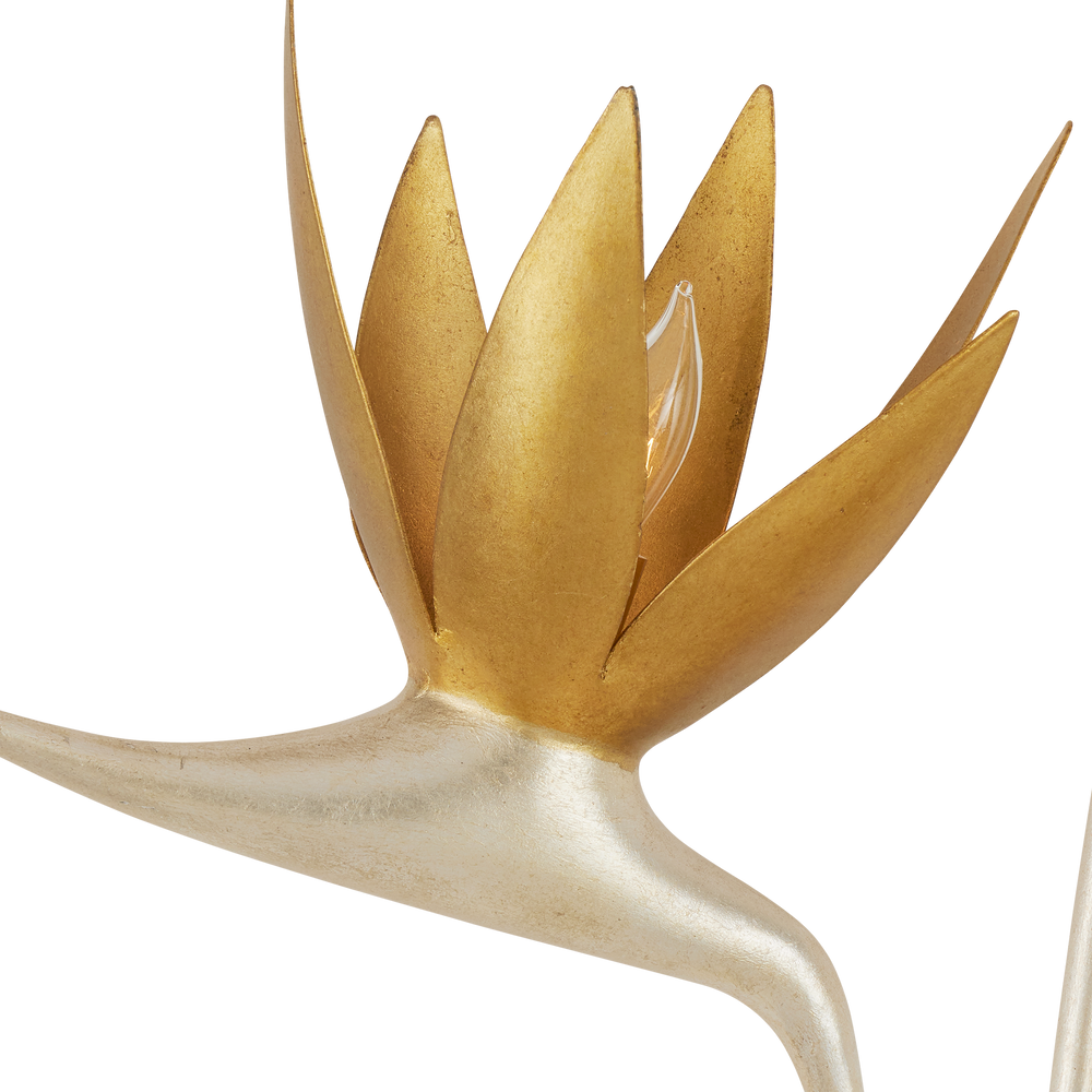 Paradiso Silver & Gold Wall Sconce, Right