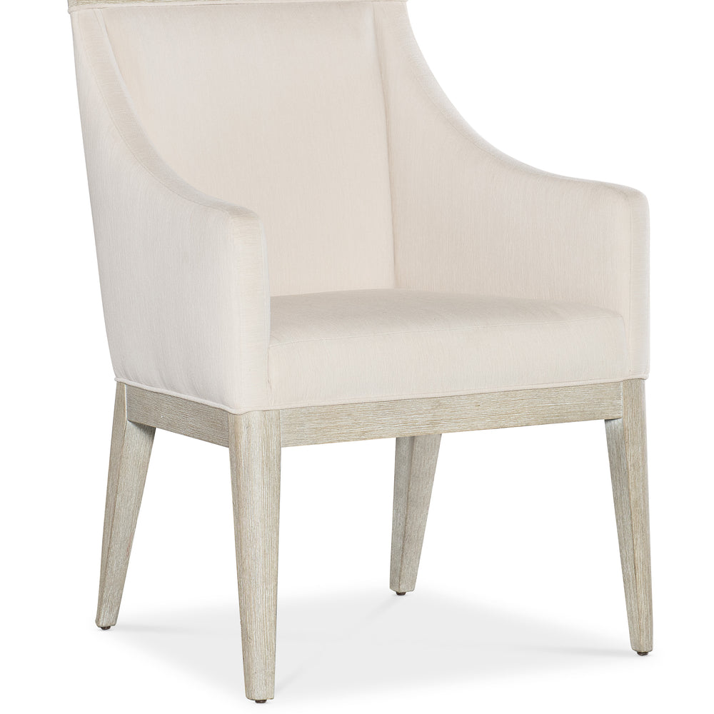 Modern Mood Upholstered Arm Chair - Diamond Finish