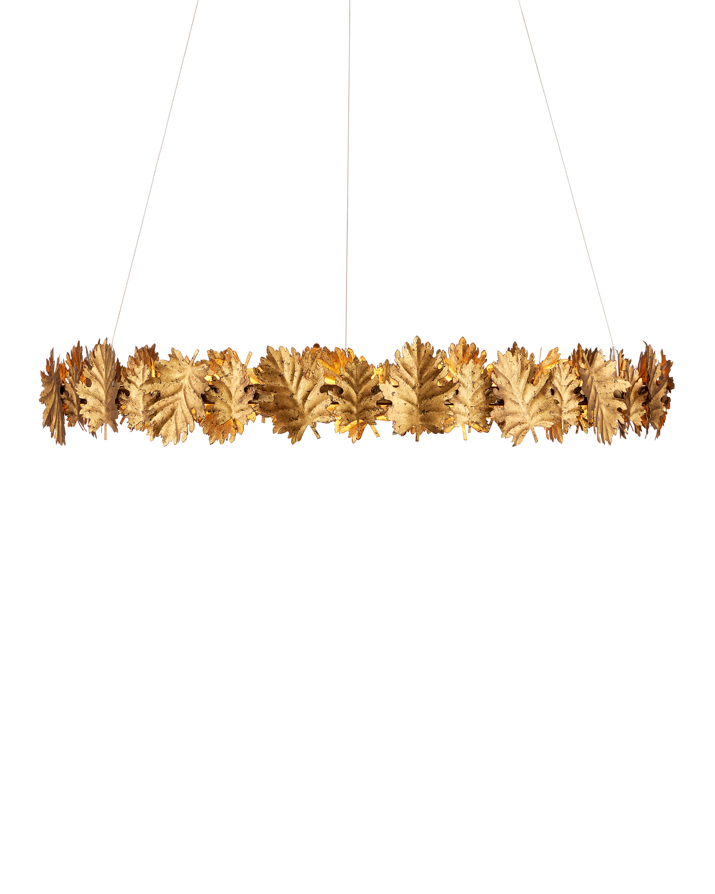 English Oak Chandelier - Thumbnail 2