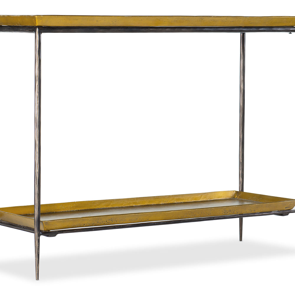 Commerce & Market Tray Top Metal Console
