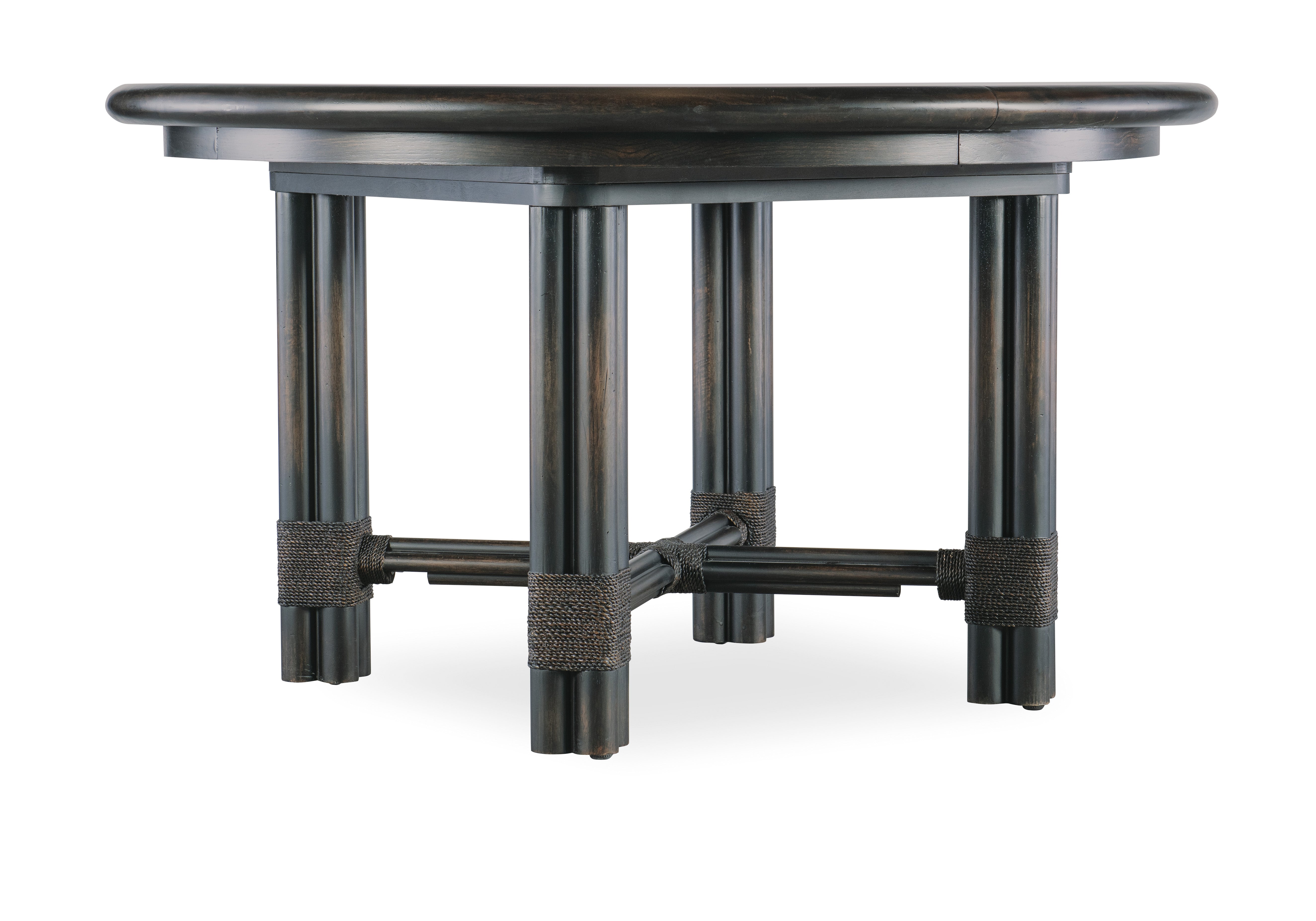 Hooker Furniture Retreat Pole Rattan Dining Table - Thumbnail 2