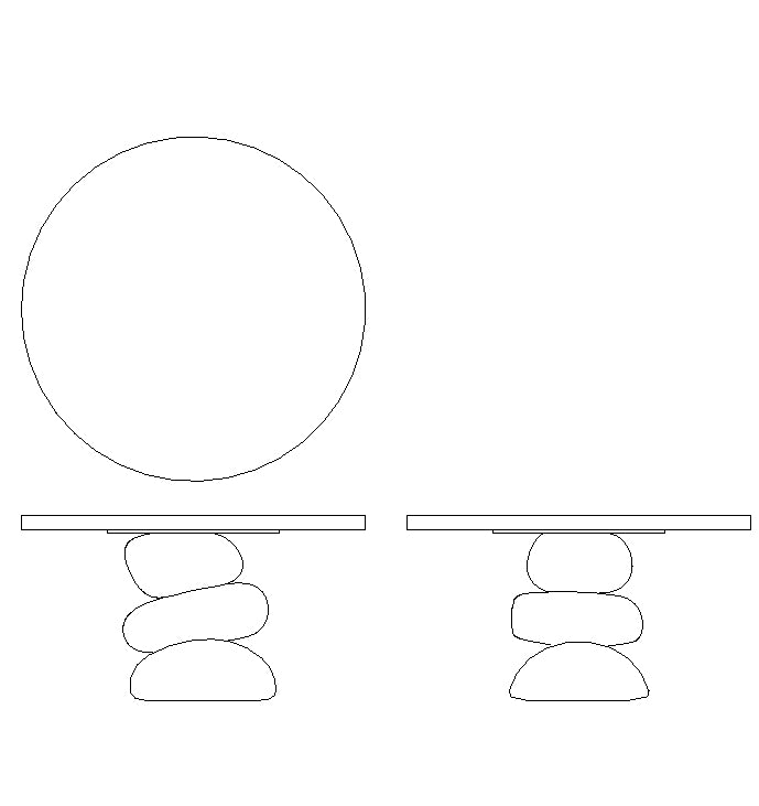Navar Dining Table Base