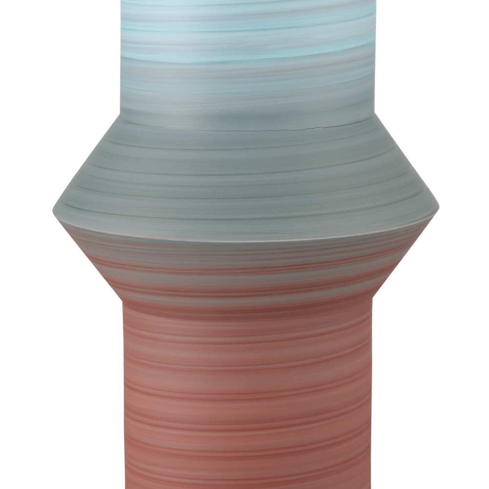 Happy 80's Blue & Red Vase Set of 2.