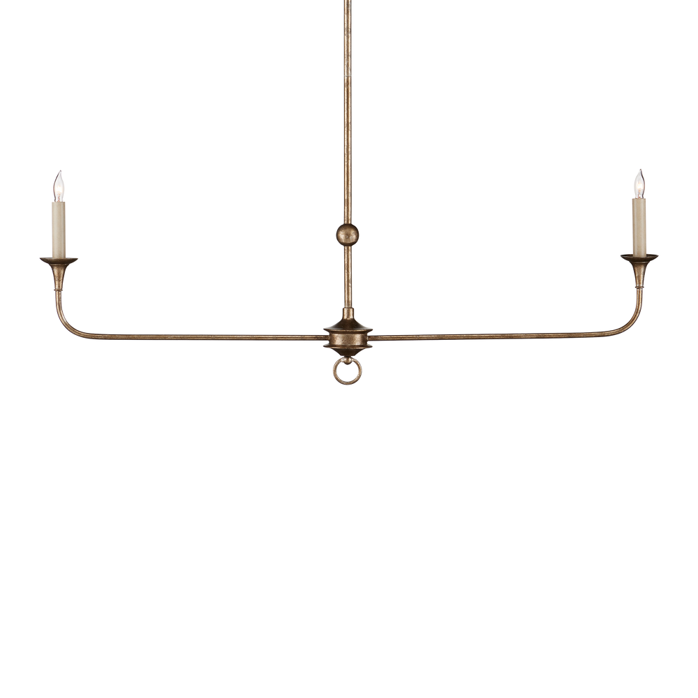 Nottaway Linear Bronze Chandelier