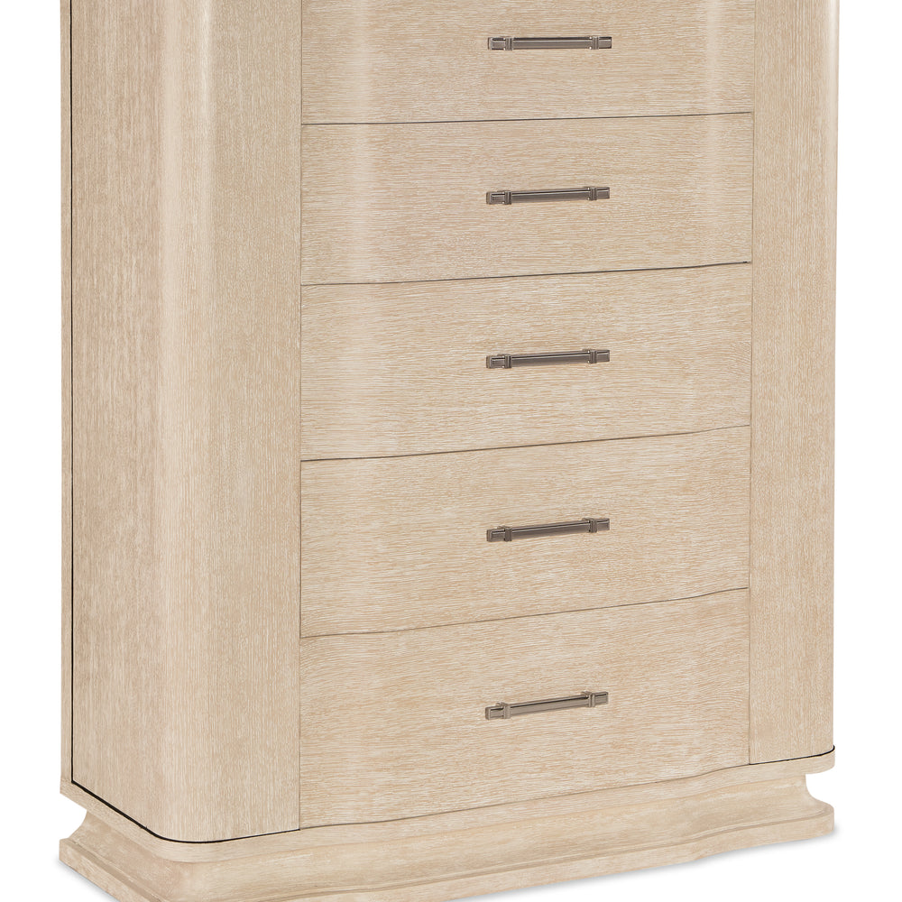 Nouveau Chic Five Drawer Chest.