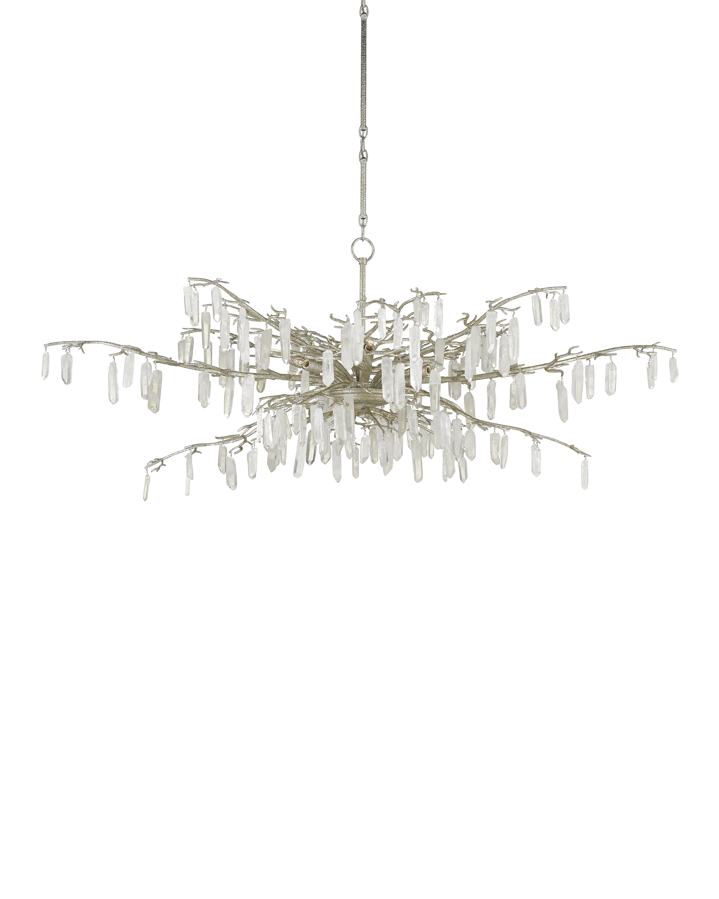 Forest Dawn Silver Chandelier - Thumbnail 3