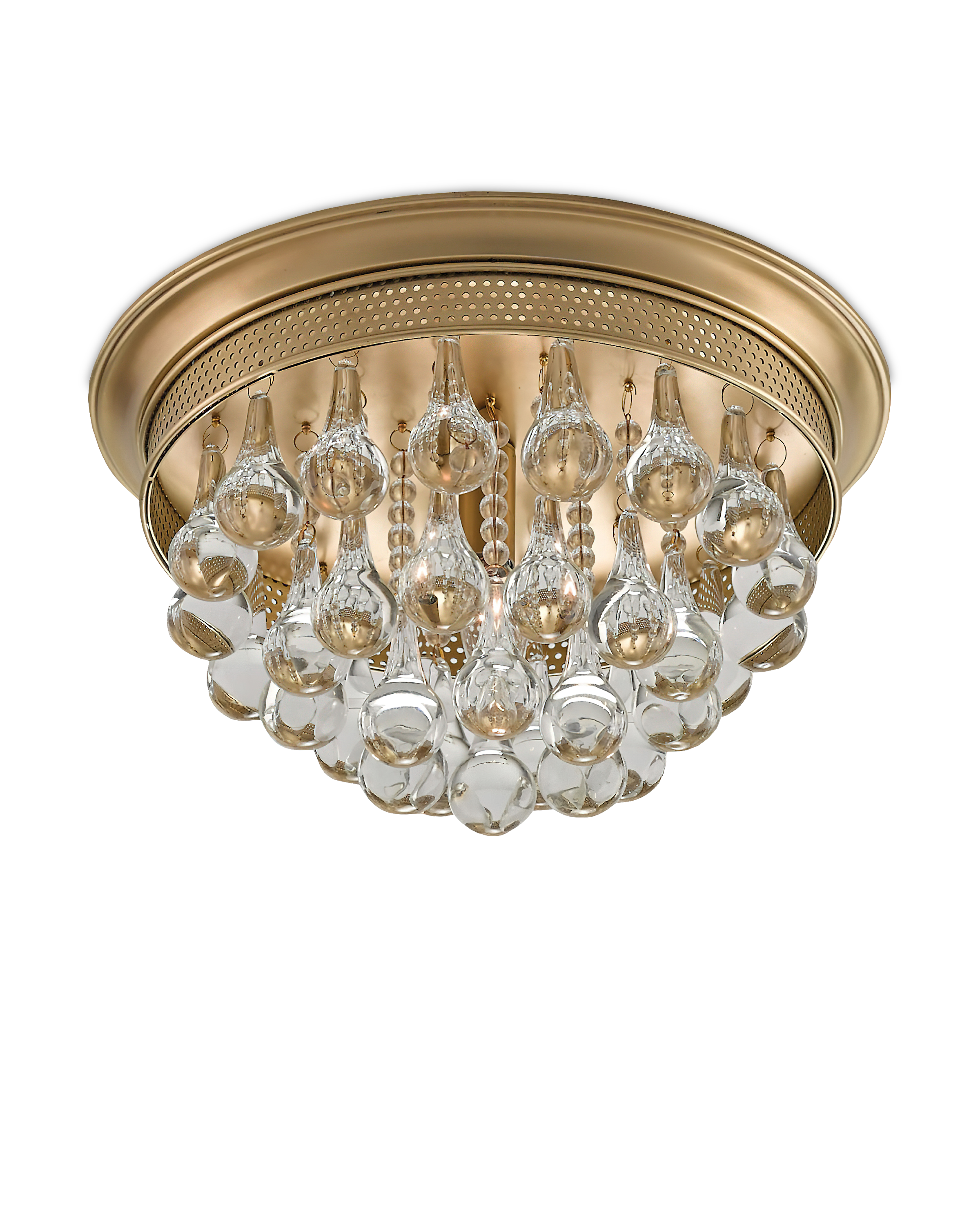 Worthing Brass Flush Mount - Thumbnail 2
