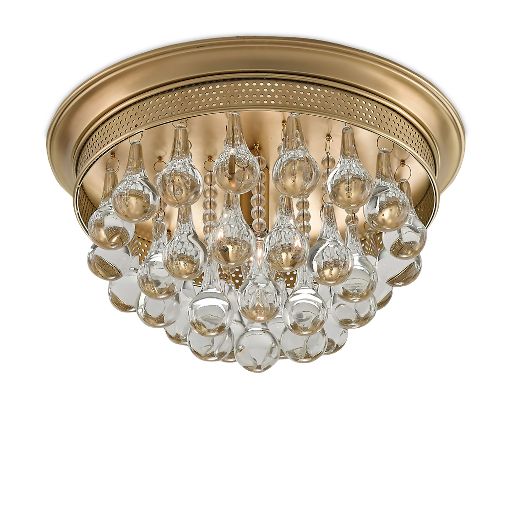 
                      
                        Worthing Brass Flush Mount
                      
                    