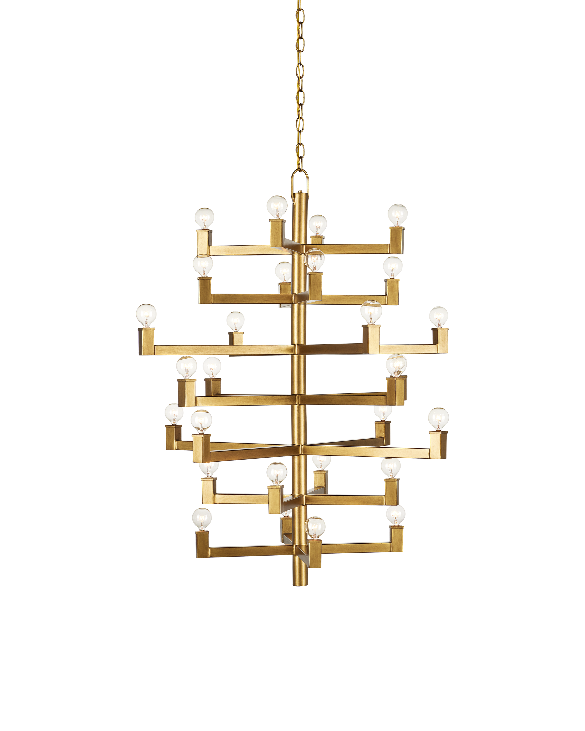 Andre Medium Brass Chandelier